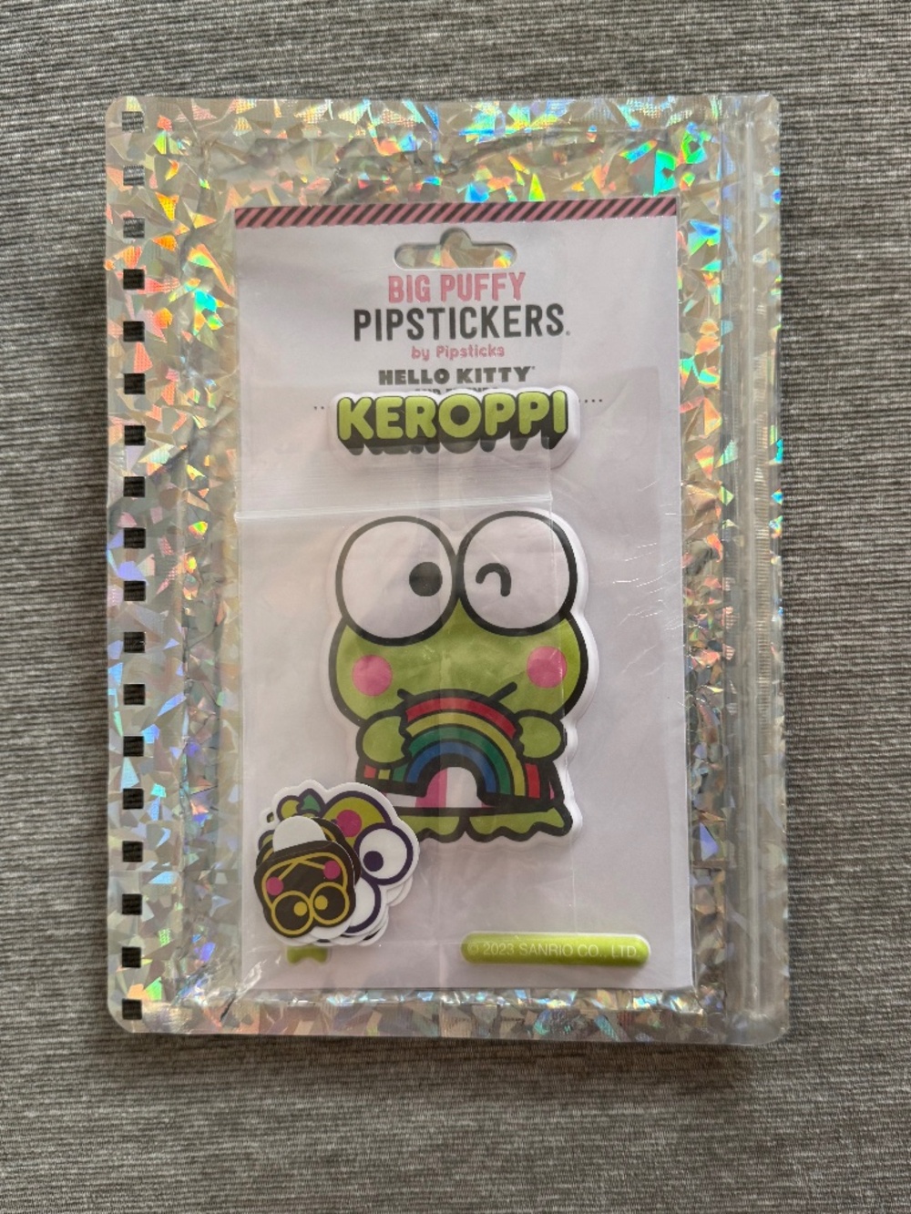 Picksticks Pipstickers Sanrio Keroppi Big Puffy Multi Sticker Set